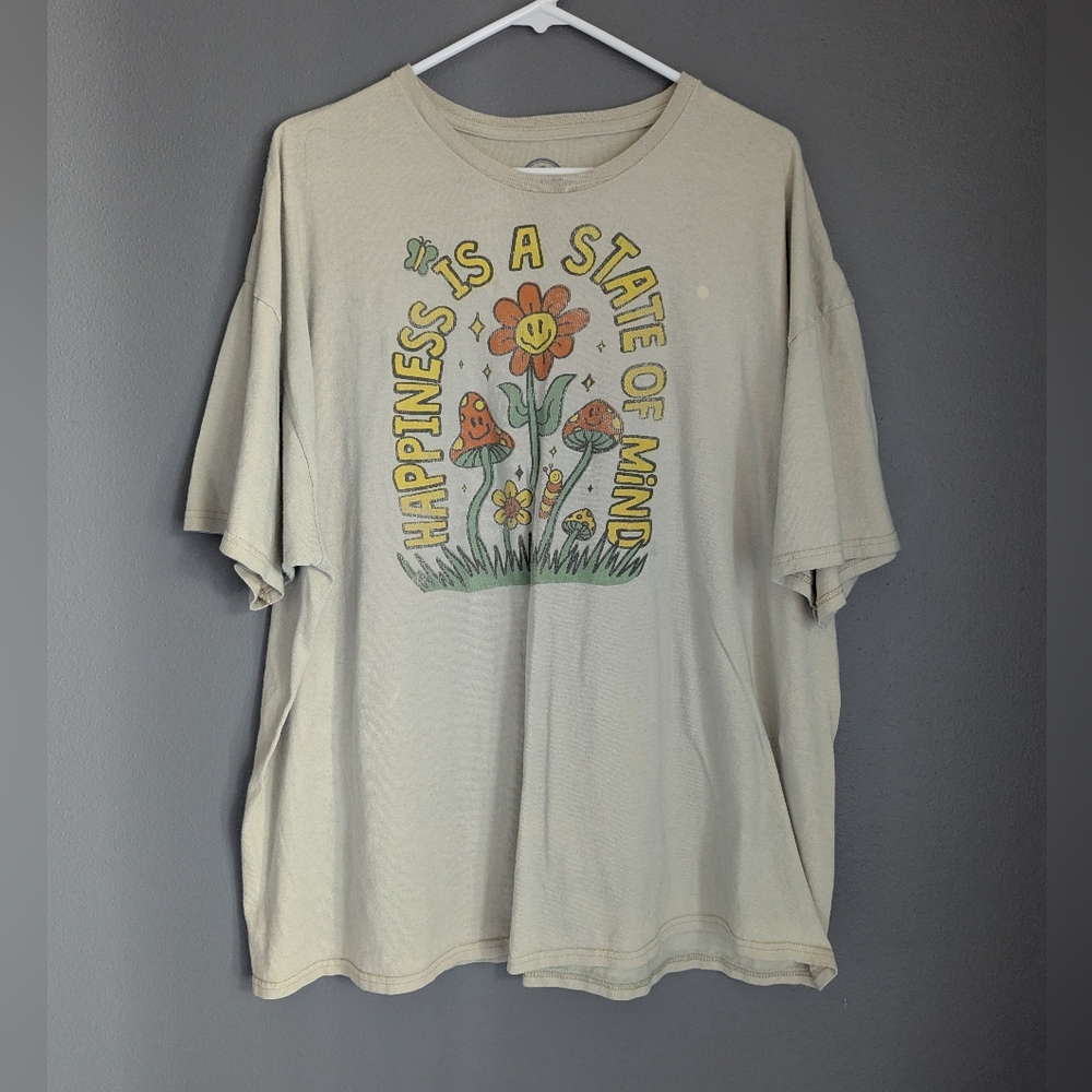 DOM Size 3XL women's flower t-shirt 25.5 X 19 X 29. Cotton.